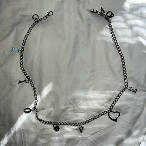 Silver Charm Chain Belt